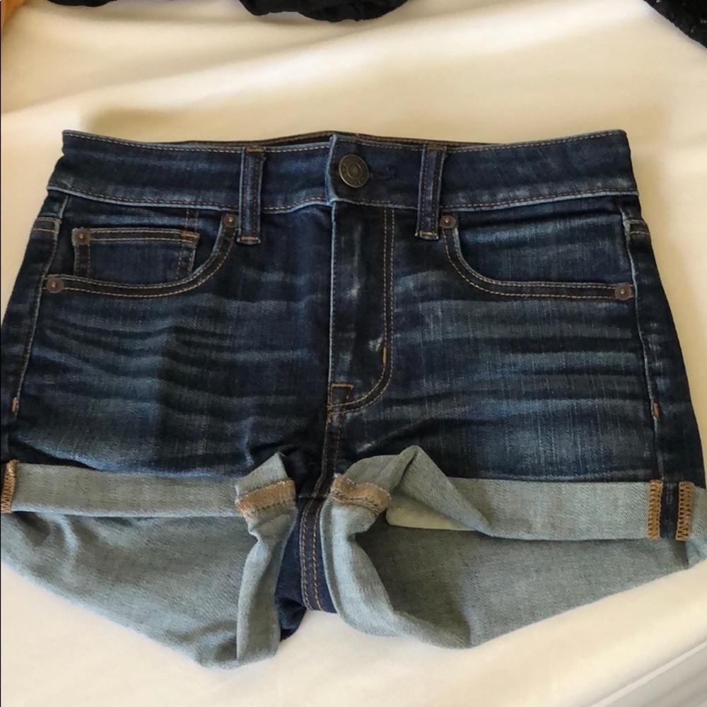 AE High-waisted Denim Shorts